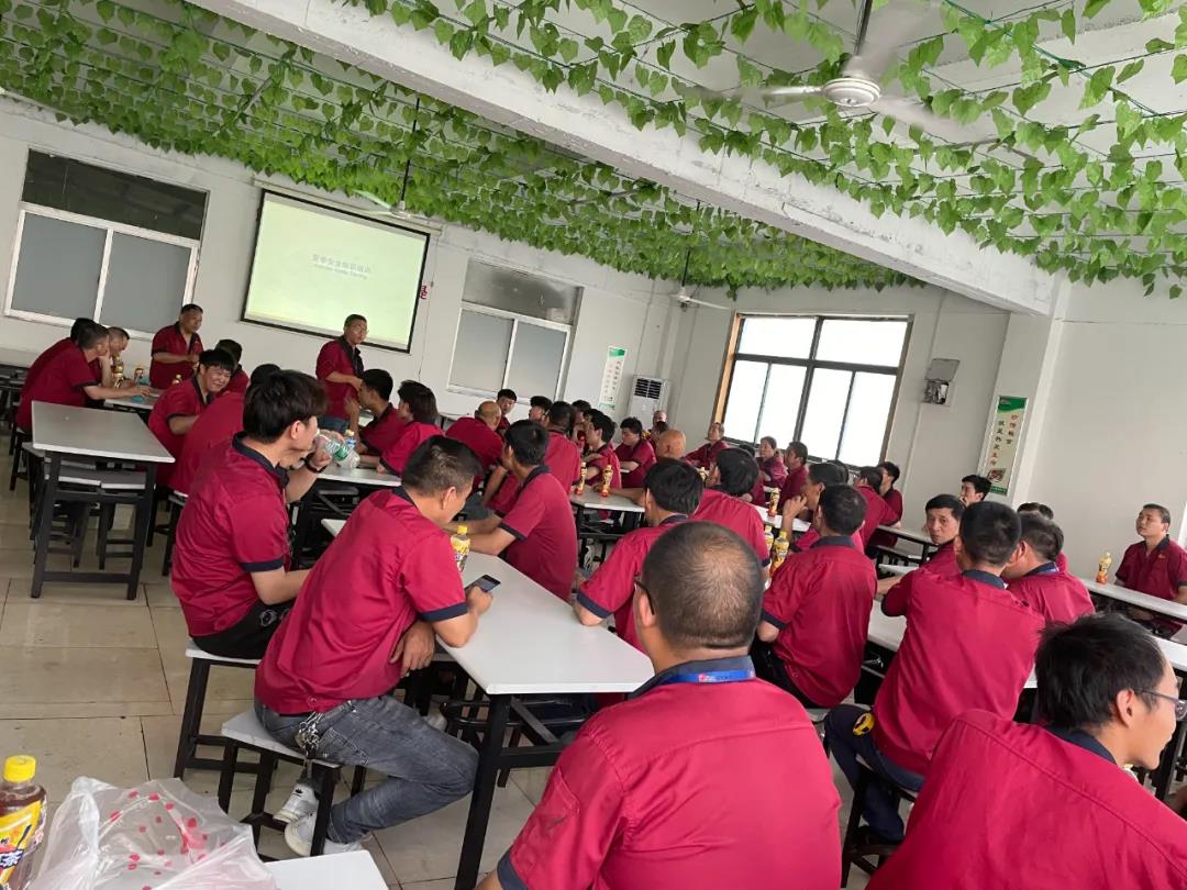 冠科工業(yè)開展夏季高溫天氣安全生產(chǎn)專項(xiàng)培訓(xùn)